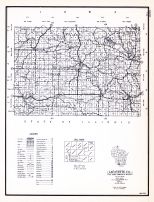 Lafayette County, Wisconsin State Atlas 1956 Highway Maps